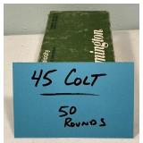 50 Rounds of 45 Colt cartridges