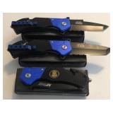 (3) MTech USA MT-A836PD Single Blade Knife
