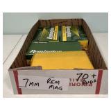 70 Rounds of 7 MM Rem Mag Cartridges