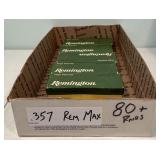 80 Rounds of .357 Rem Max Cartridges