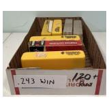 120 Rounds of .243 Winchester Cartridges