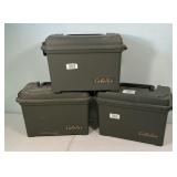 3 Cabela's Dry Storage Ammo Box