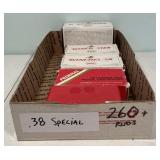 260 Rounds of .38 Special Cartridges