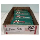 80 Rounds of 6.5 MM Rem Mag Cartridges
