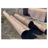 (4) Sticks of Assorted Size Steel Pipe