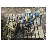 Pallet of Chains & Binders