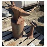 PETER WRIGHT Antique Anvil on Stand