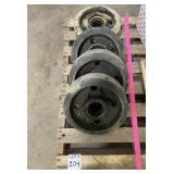 Lot of (4) JOHN DEERE 8410T/8420T Idler Wheels