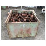 Steel Bin of HD 8" Pipe Clamps