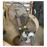 Lot of (3) Electric Shop Fans