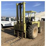 CLARK 6000Lb Capacity Rough Terrain Forklift, 2wd