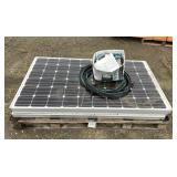 Pallet of (4) Solar Panels