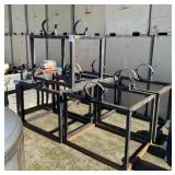 Lot of (5) Steel Racks