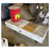 WEATHERGUARD Toolbox & Oil Rag Can