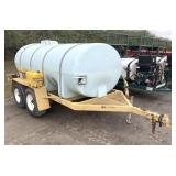 Custom 1500g Poly Mixing Tank Trailer