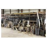 Large Iron Rack & Fabricating Iron