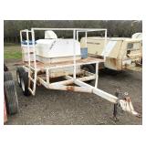 AG SOLUTION 400g Fiberglass Mixing Tank Trailer