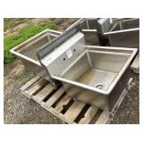 Pallet with (2) S.S. Sinks