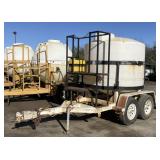 PBM 1050g Upright Poly Tank Mixing Trailer