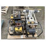 Pallet of (3) MORTOX Diesel Motors and Pumps