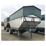 (DMV) Set of 1977 DOONAN Alu. Hopper Trailers
