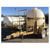 Custom 1050g Poly Ball Tank Mixing Trailer