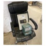 Wall Safe, Time Clock & Chair