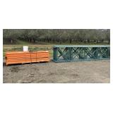 Lot of Newer Steel Pallet Racking