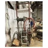 Battery Dolly and Steel Rack