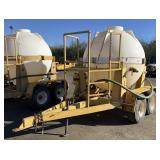 Custom 1050g Poly Ball Tank Mixing Trailer