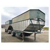 (DMV) Set of 1978 TITAN Alu. Hopper Trailers