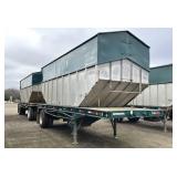 (DMV) Set of 1975 WESCO Alu. Hopper Trailers