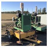 JOHN DEERE 6-Cyl Portable Pumping Unit