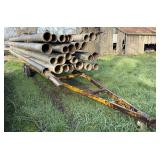 Pipe Trailer and Assorted Length Pipe