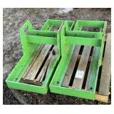 Pallet of (2) 18"x48" Steel Racks