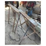 Set of (2) Steel Saw Horses