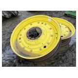 Set of (2) JOHN DEERE Tractor Rims