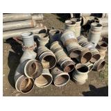 Lot of 10" & 8" Pipe Fittings