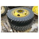 Set of (2) 12.00-24 Truck Tires & Rims