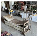 Old Pick-Up Tool Box & Dolly
