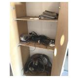 6' Wood Cabinet and Contents