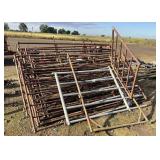 Lot of Approx. (15) Assorted Size Livestock Panels