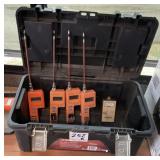 Tool Box w/ (5) DELMHORST Moisture Meters