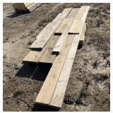 Lot of Assorted Size Lumber