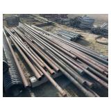 Lot of 3" Oil Pipe and Rods