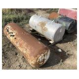 Lot of (3) Small Steel Propane Tanks