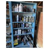 7'x3' Metal Shop Shelf and Contents