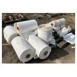 (2) Pallets of Plastic Sheeting