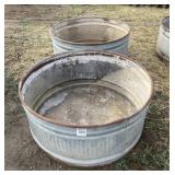 Lot of (2) 54" Metal Watering Troughs