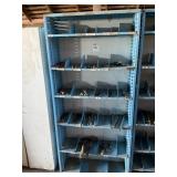 7'x3' Metal Shop Shelf & Contents